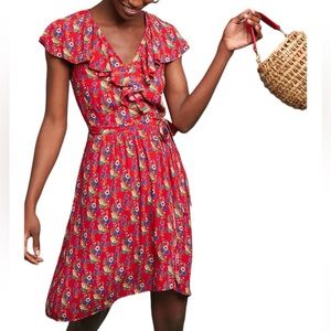 Maeve Anthropologie Rosalia Wrap Dress
